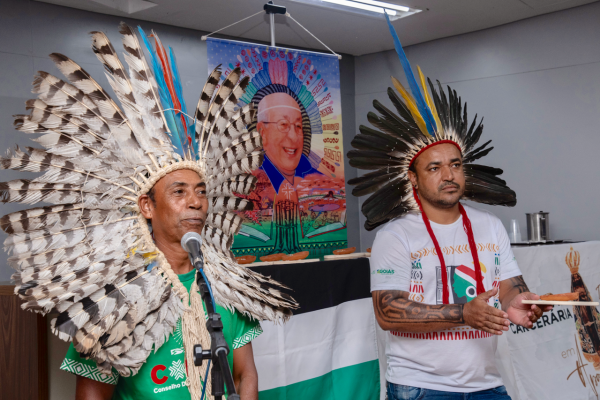 Cacique Dorvalino e Vice-Cacique